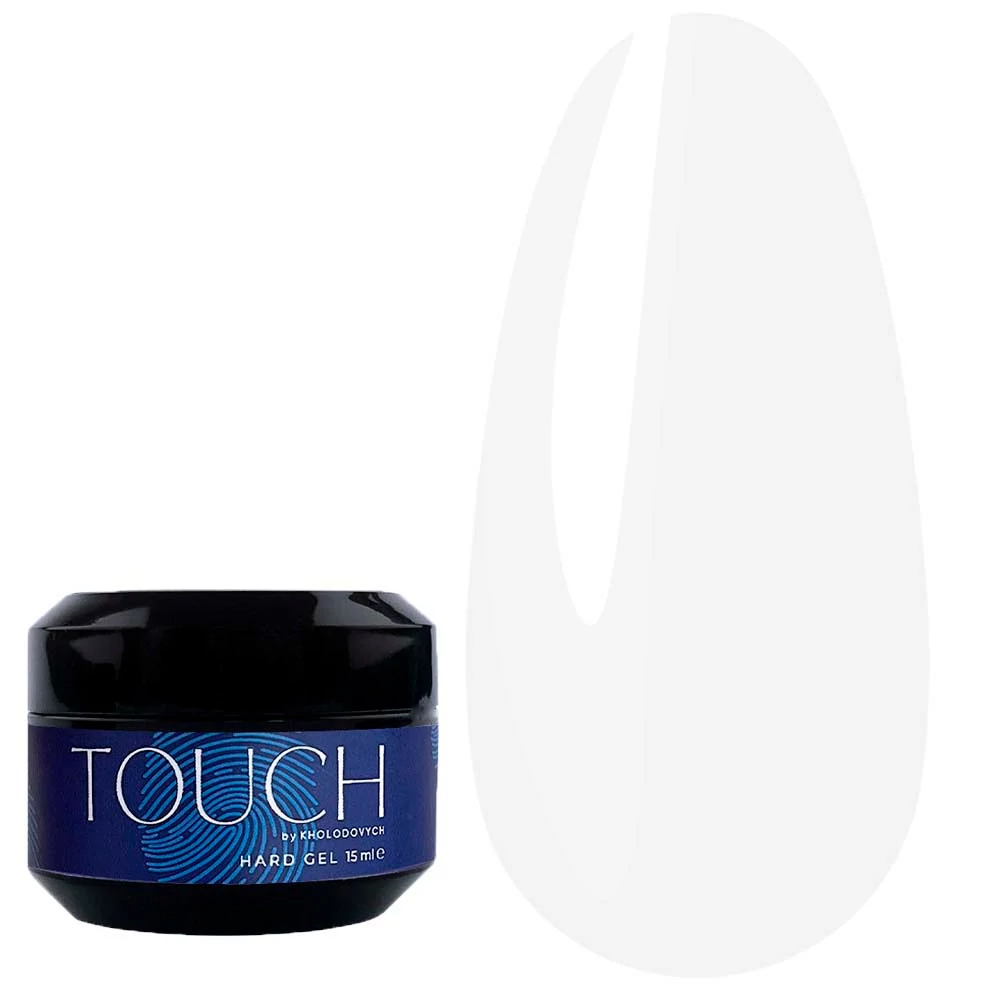 Гель для наращивания Touch Hard Gel №01 молочно-белый 15 мл (2930000022314) - Фото №1