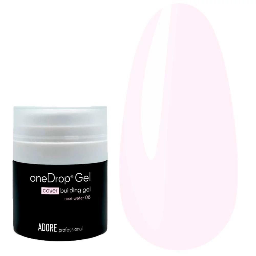 Гель ADORE One Drop Gel №06 rose water (с вакуумной помпой) 30 мл (2101400443706) - Фото №1