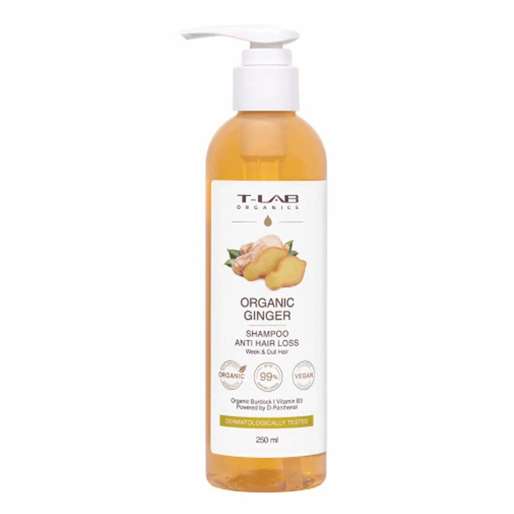 Шампунь T-Lab Organics Ginger Anti-Hair Loss Shampoo 250 мл
