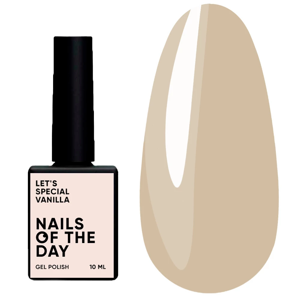 Гель-лак NAILS OF THE DAY Let's special Vanilla ванильный 10 мл (НФ-00018429) - Фото №1