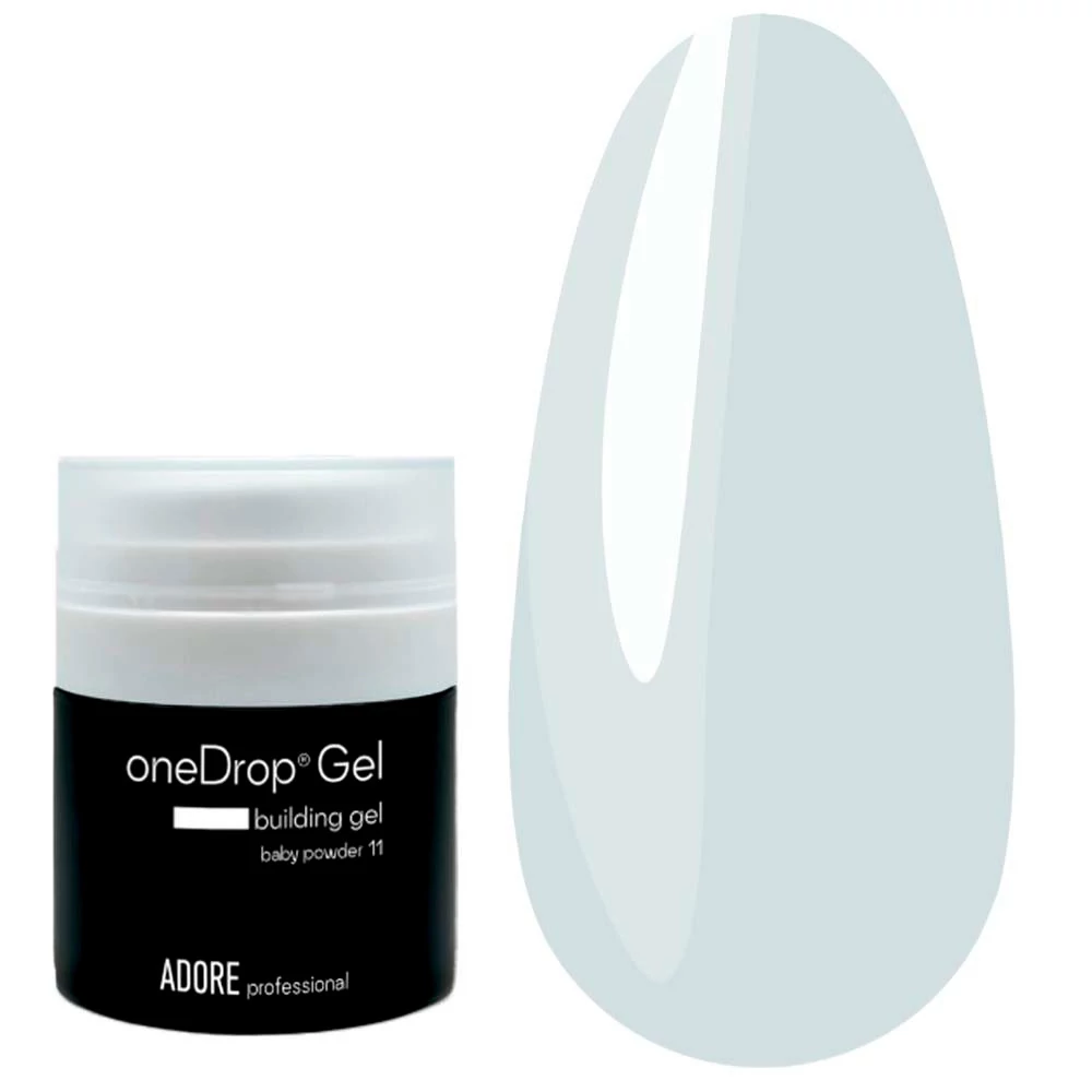 Гель ADORE One Drop Gel №11 Baby Powder (с вакуумной помпой) 30 мл (2101400445557) - Фото №1