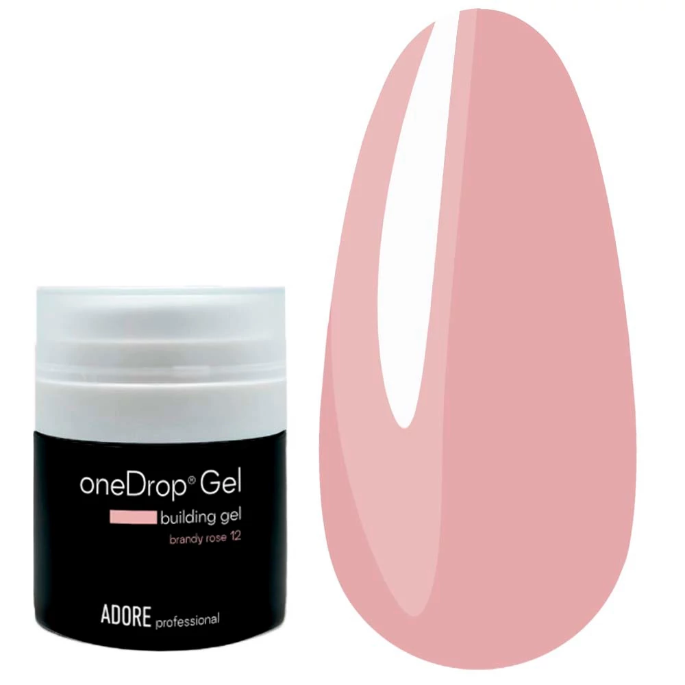 Гель ADORE One Drop Gel №12 Brandy Rose (с вакуумной помпой)  30 мл (2101400445564) - Фото №1