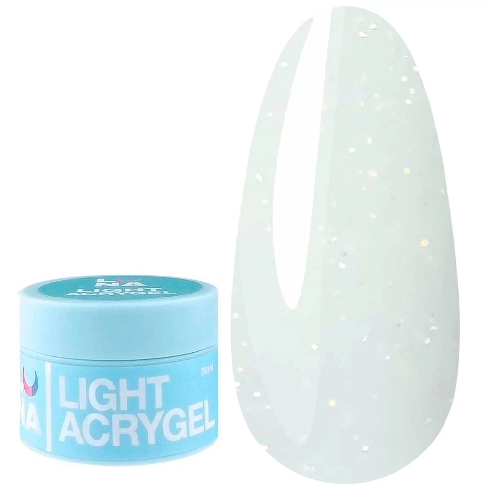 Акригель LUNA Light №27 молочно-розовый с блестками 30 мл (249-2398-0865) - Фото №1