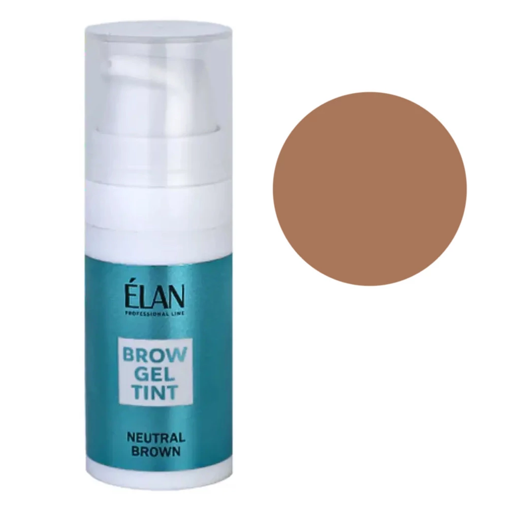 Гель краска ELAN для бровей  neutral brown 10 мл - Фото №1