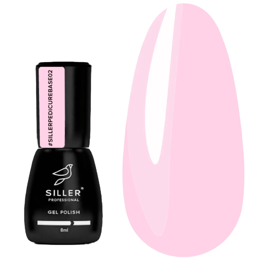 База SILLER Pedicure №02 нежно-розовый 8 мл (НФ-00019447) - Фото №1