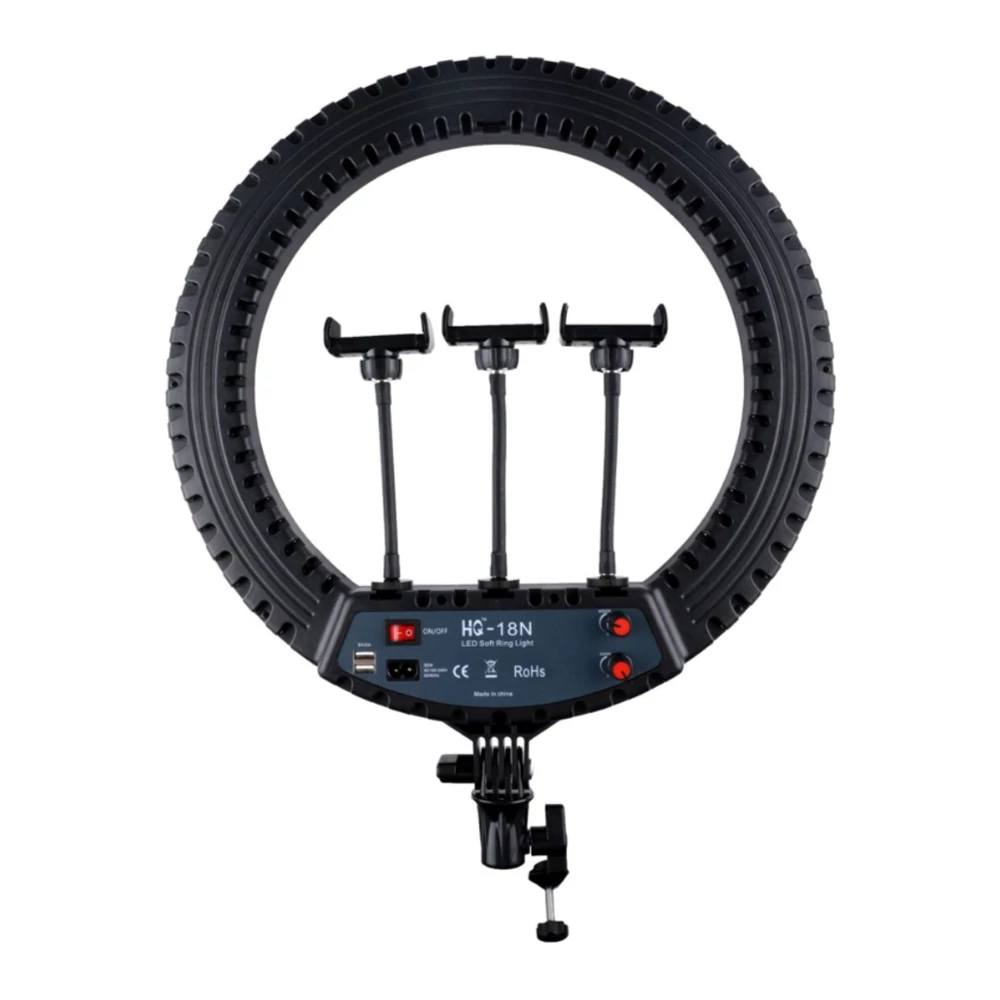 Лампа кольцевая LED HQ-18N 45 см (55W) + штатив 1,9м
