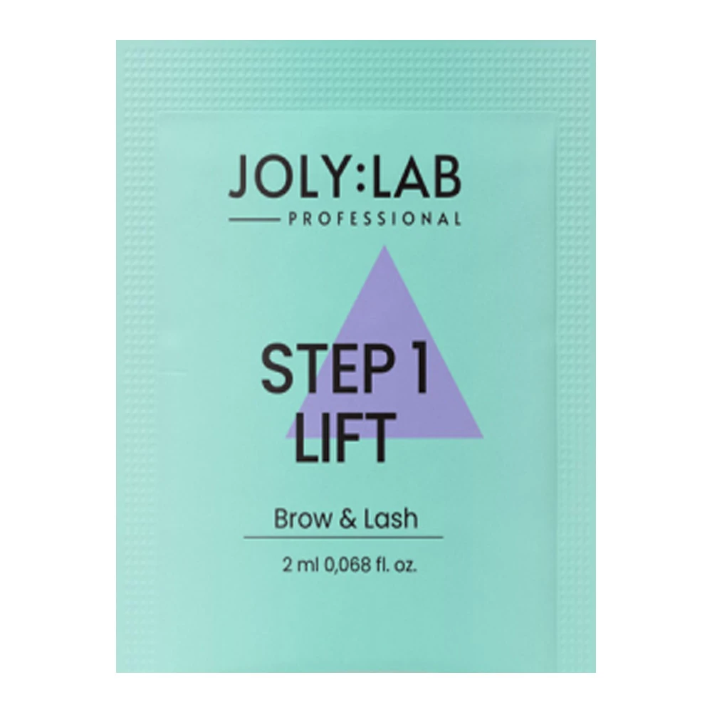 Средство JOLYLAB для ламинирования бровей и ресниц Step 1 2 мл - Фото №1