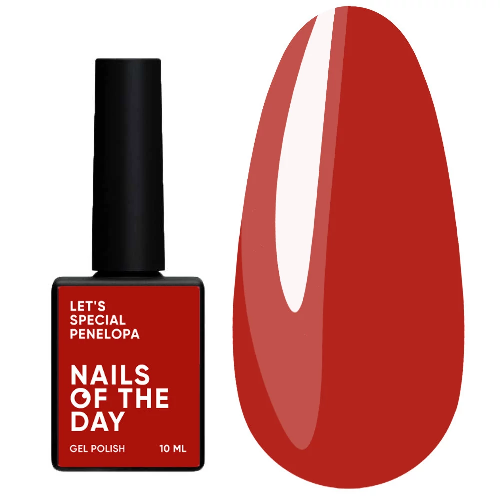 Гель-лак NAILS OF THE DAY Let's special Penelopa глубокий красный/сангрия 10 мл (НФ-00019012) - Фото №1