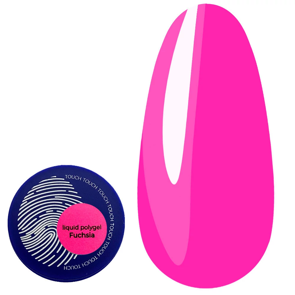 Полігель Touch liquid polygel Fuchsia 15 мл (2930000055022) - Фото №1
