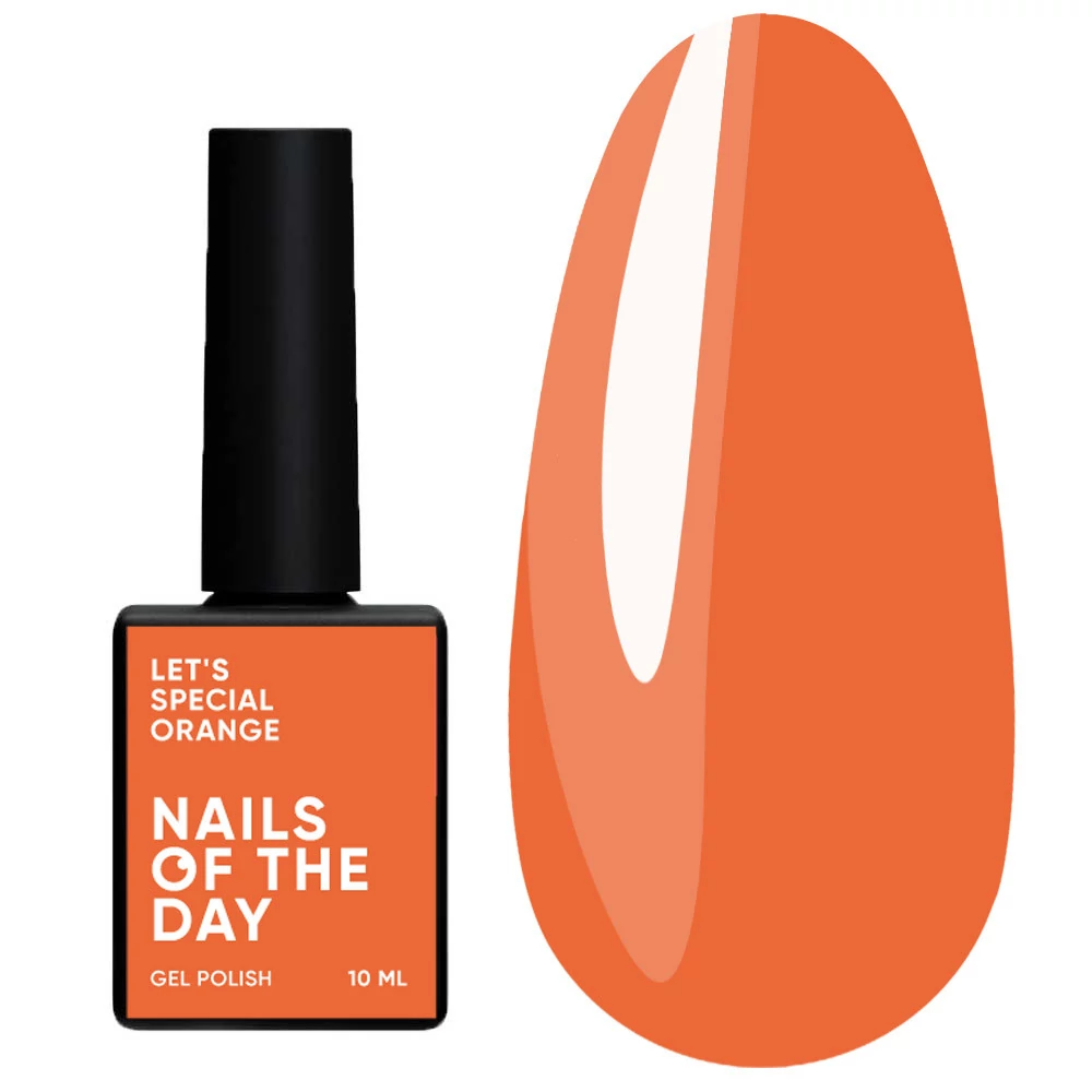 Гель-лак NAILS OF THE DAY Let's special Orange особый оранжевый/морковный  10 мл (u0000017702) - Фото №1