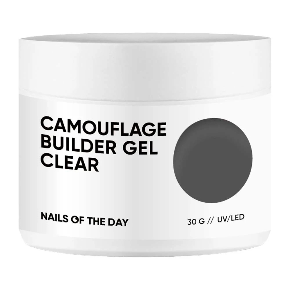 Гель для наращивания NAILS OF THE DAY Camouflage Gel Clear прозрачный 30 мл (НФ-00018937) - Фото №1