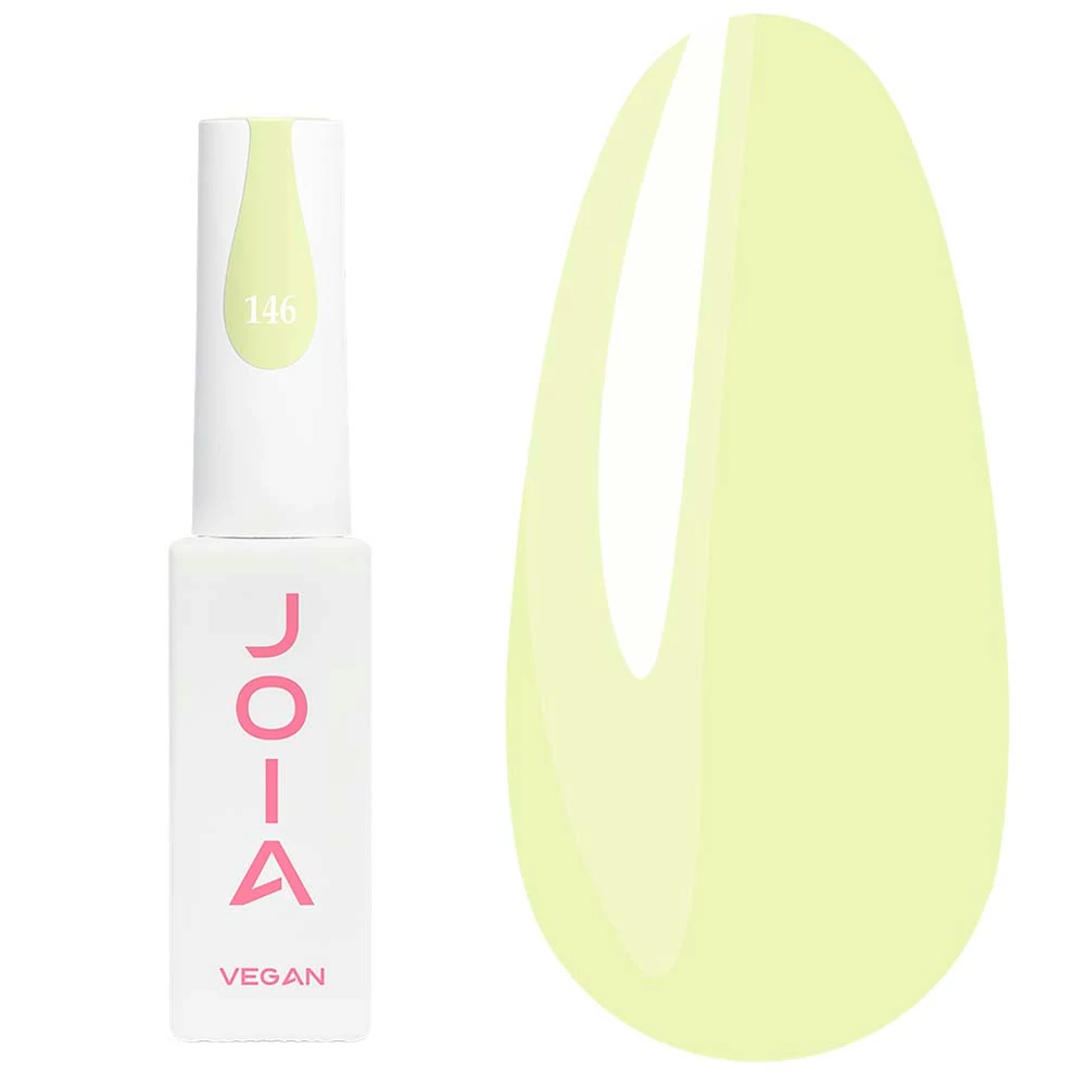 Гель-лак JOIA vegan 146 светло-желтый 6 мл (4820259342968) - Фото №1