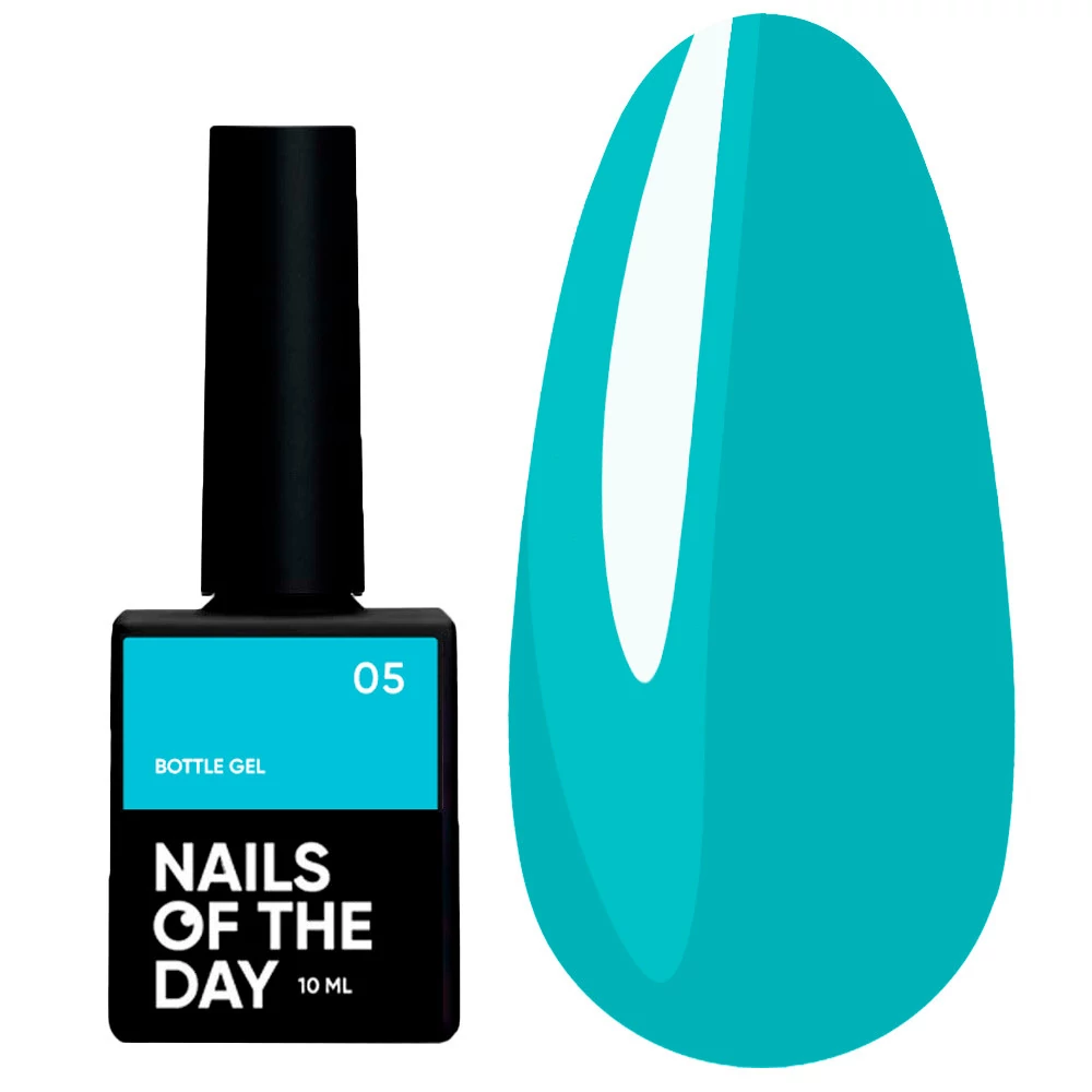 Гель для наращивания  NAILS OF THE DAY Bottle Gel №05 небесно-голубой 10 мл (u0000016293) - Фото №1