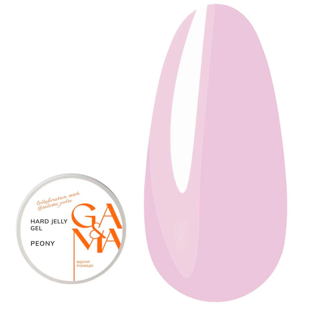 Гель-желе GA&MA Hard Jelly gel Peony 30 мл (7702817) - Фото №1