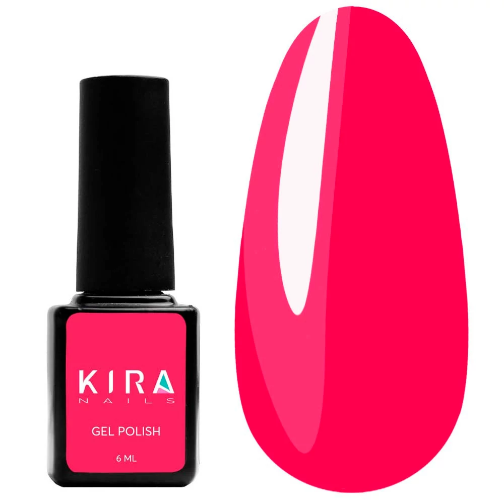 Гель-лак Kira Nails №052 светлый малиново-красный 6 мл (979052) - Фото №1