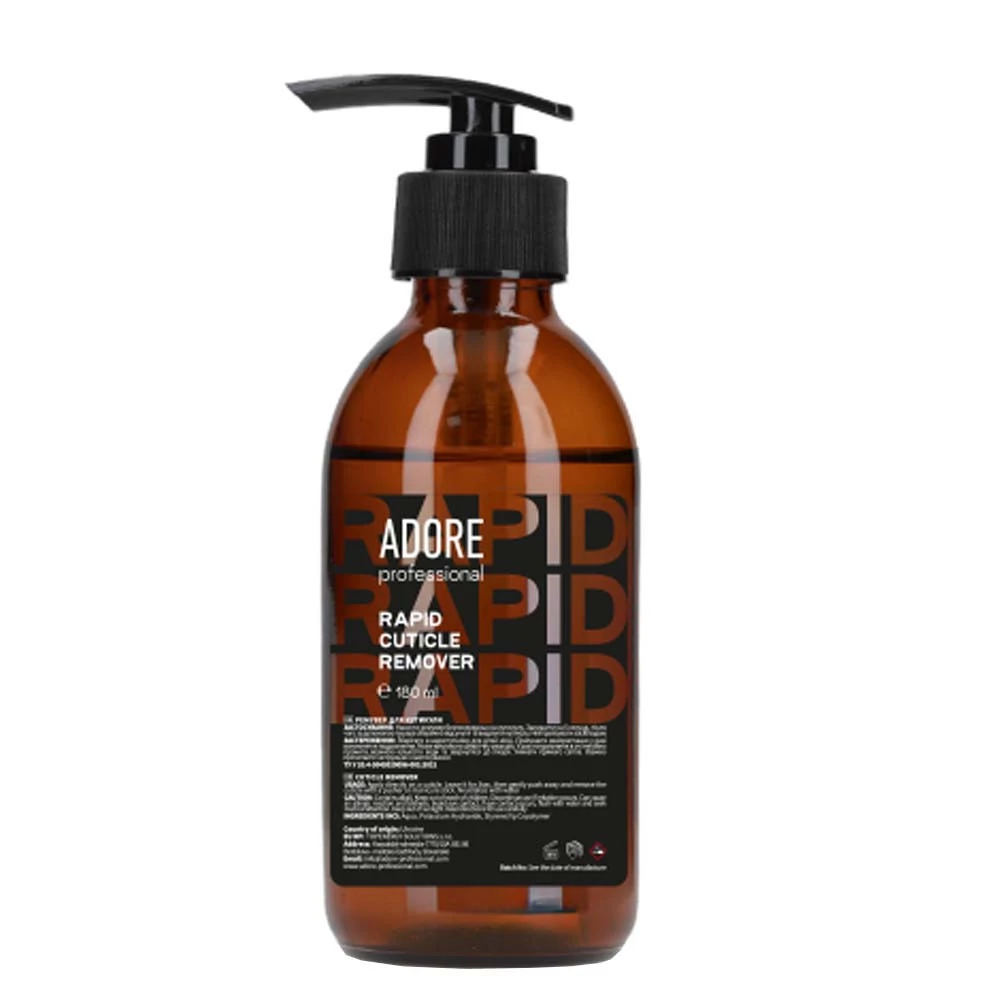Ремувер для кутикулы ADORE Rapid (с дозатором) 180 мл (2101500052099)