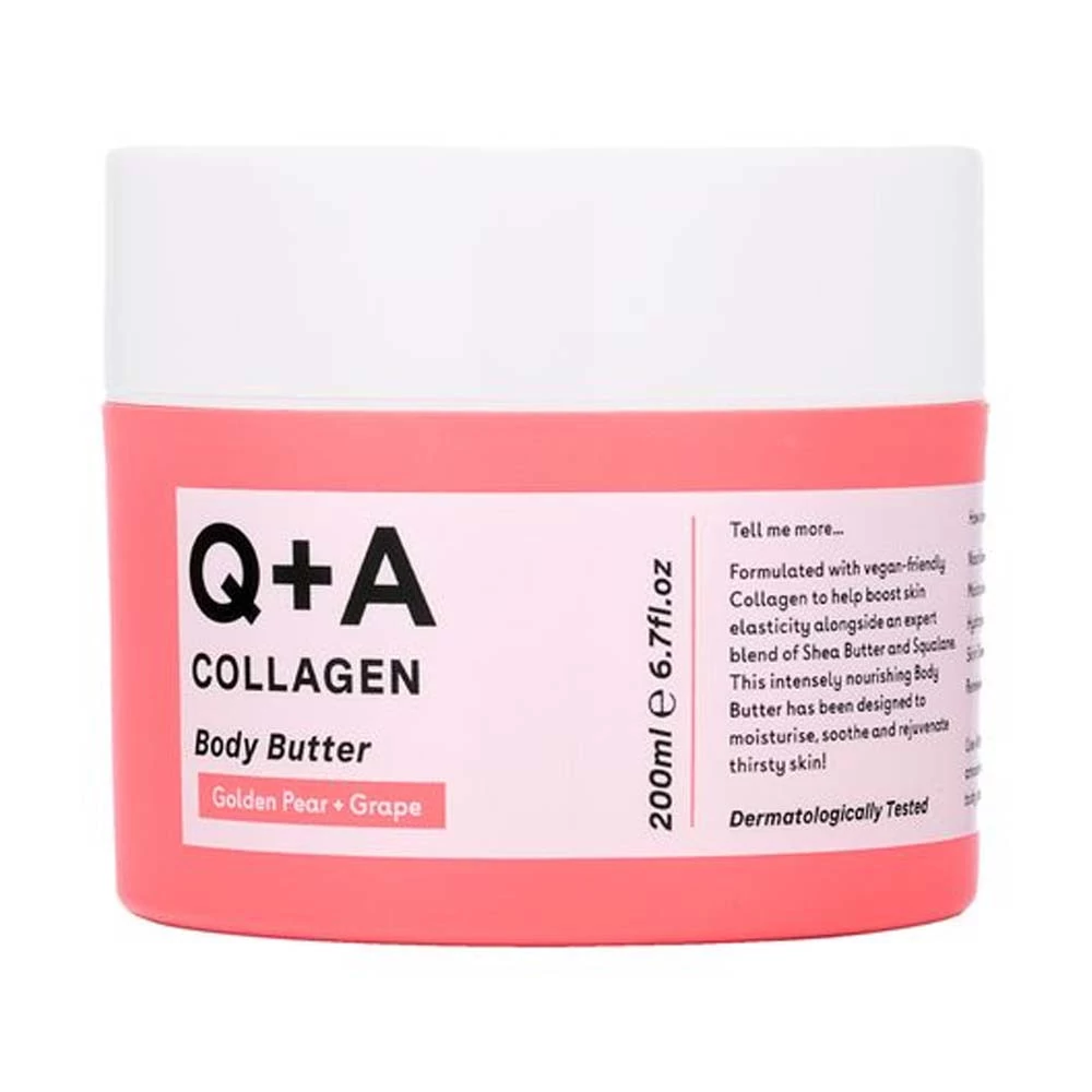 Увлажняющий баттер с коллагеном Q+A Collagen Body Butter 200 мл (5060486266500) - Фото №1