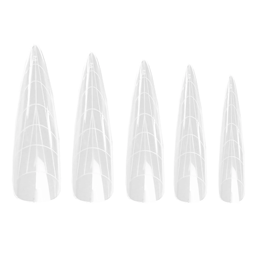 Верхние формы OXXI Easy Extension Nail Forms 1 Stiletto (000002927) - Фото №1