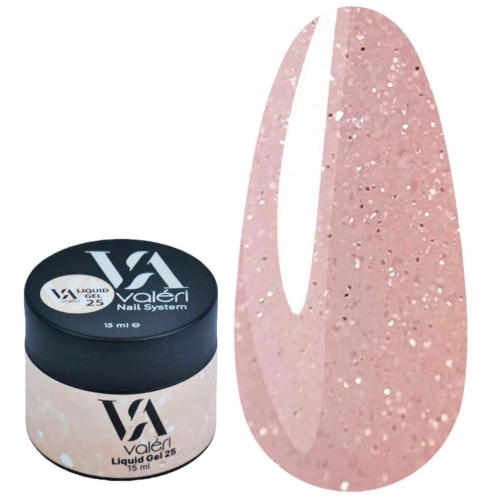 Гель VALERI Liquid Gel №025 15 мл (VLG15-25) - Фото №1