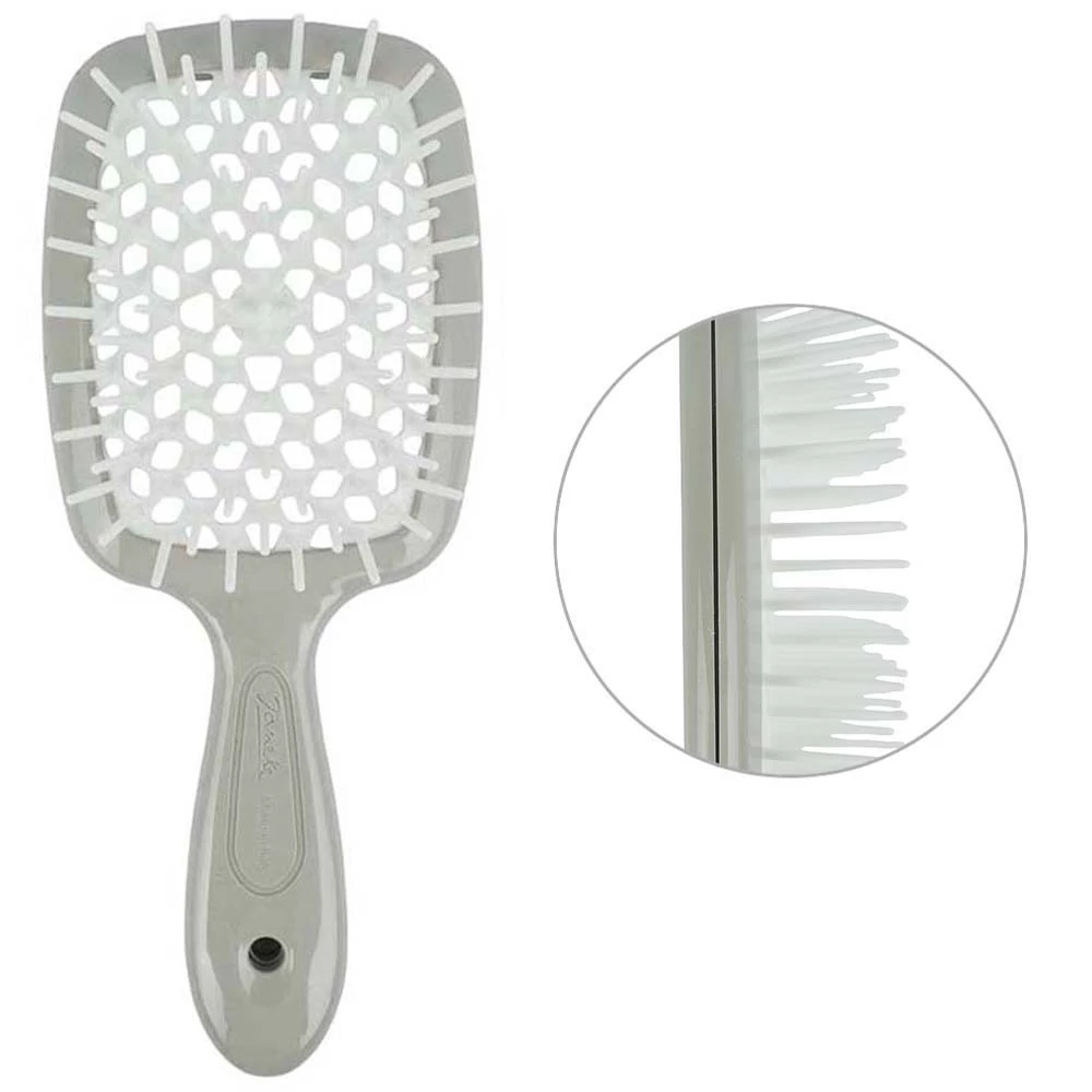 Расческа Janeke Superbrush серая с белым (94SP226GRI) - Фото №1
