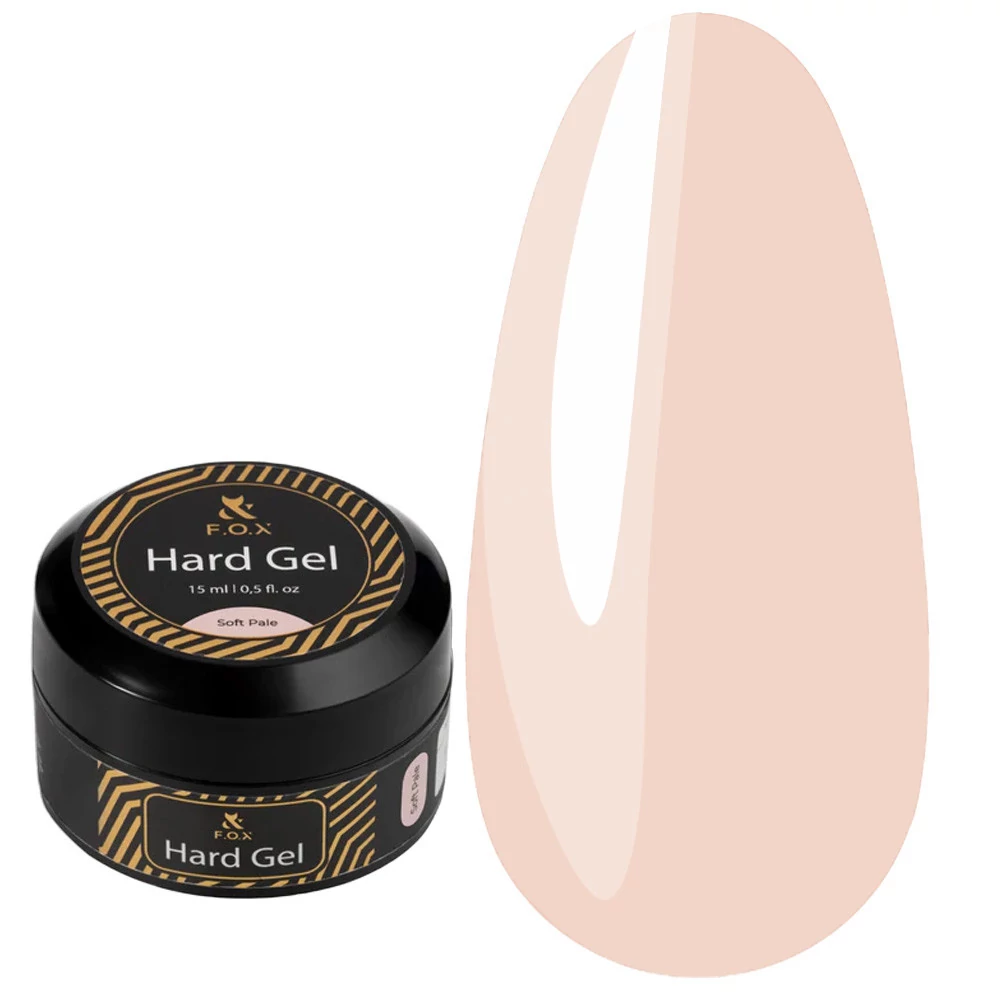 Гель F.O.X Hard gel Soft Pale 15 мл (HGs-SP) - Фото №1