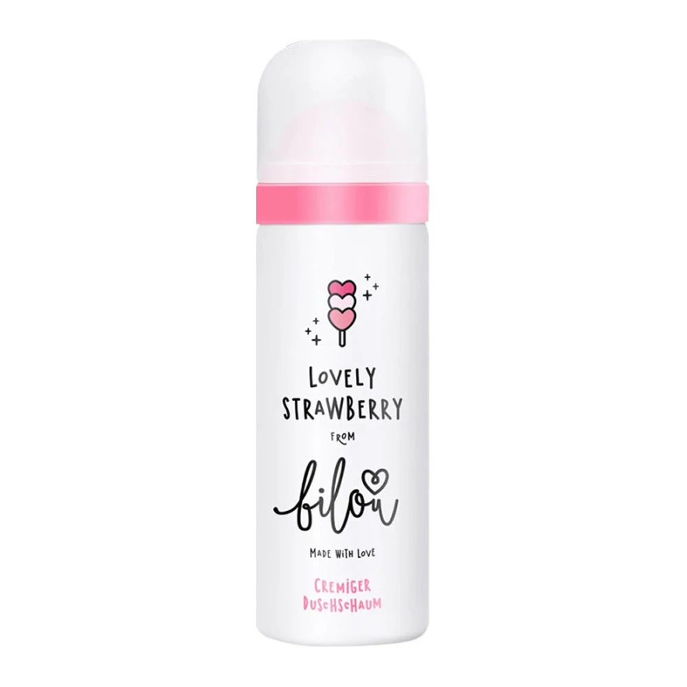Мини-пенка для душа Bilou Lovely Strawberry 50 мл (4260437291489) - Фото №1