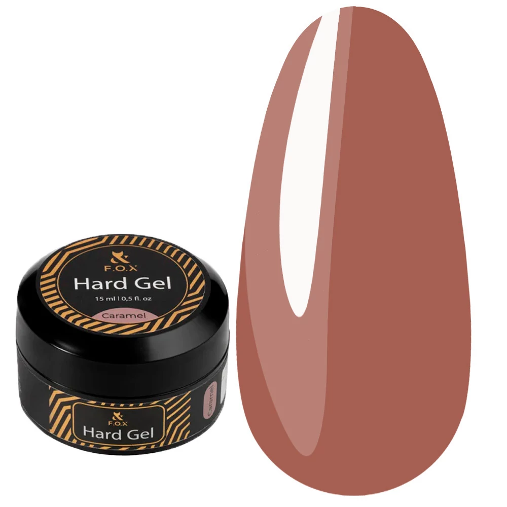 Гель F.O.X Hard gel Caramel 15 мл (HGs-Ca) - Фото №1