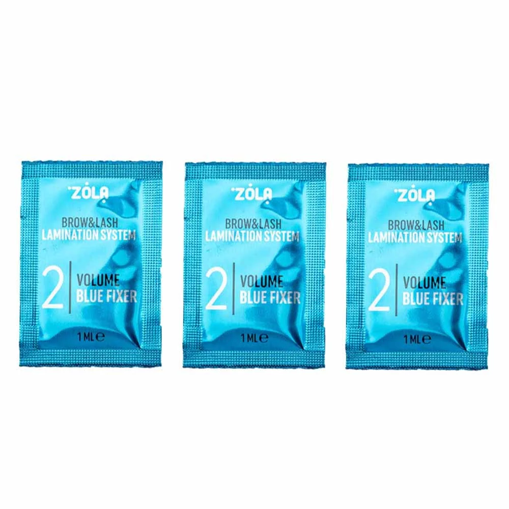 Набор ZOLA Color Lab в саше 02 Volume Blue Fixer 3 x 1ml (05676) - Фото №1