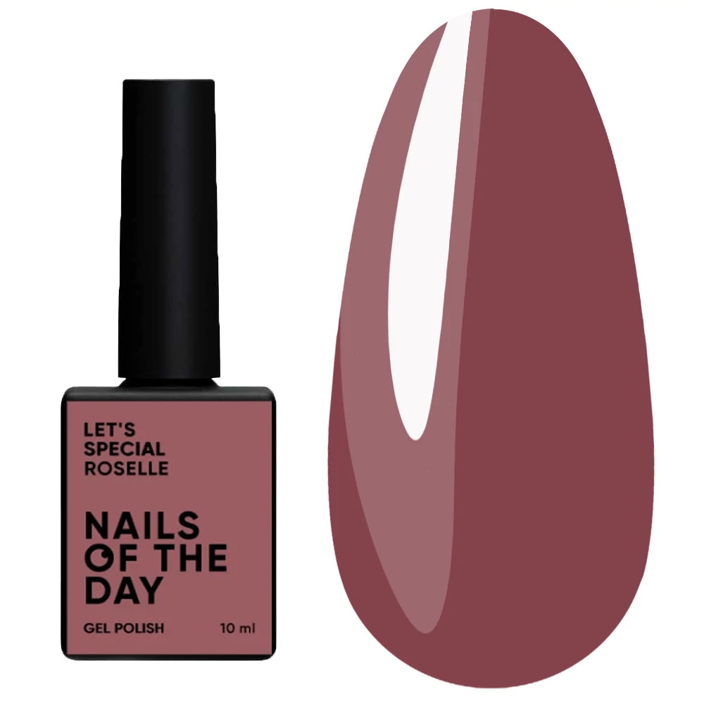 Гель-лак NAILS OF THE DAY Let's special Roselle серо-лиловый 10 мл (НФ-00011591) - Фото №1