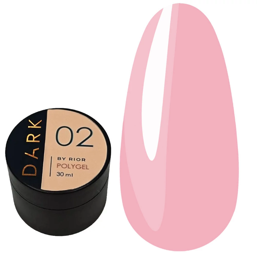 Полигель Dark Polygel 2 Rose 30 мл (в баночке) (DPG0230j) - Фото №1