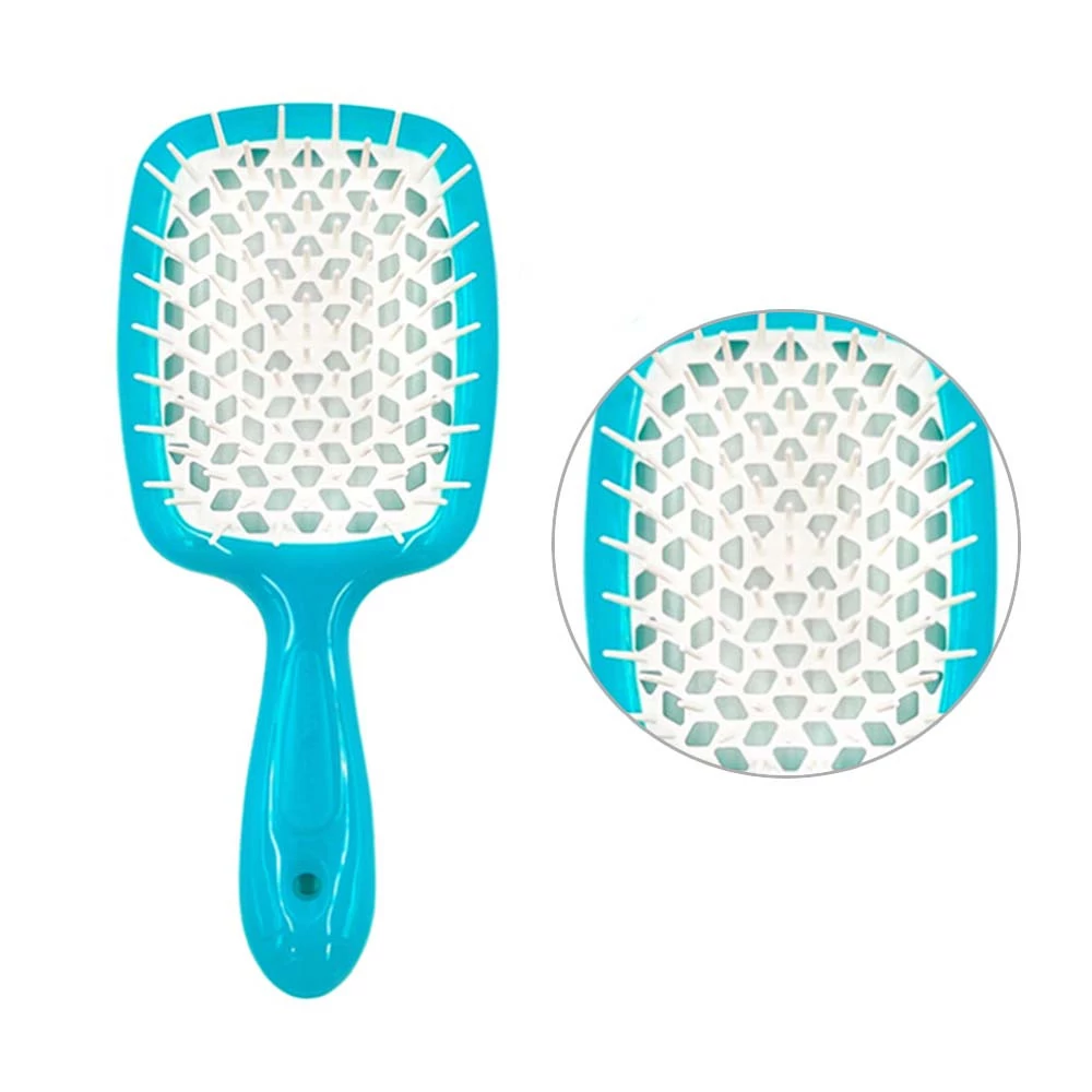 Расческа Janeke Superbrush бирюза с белым