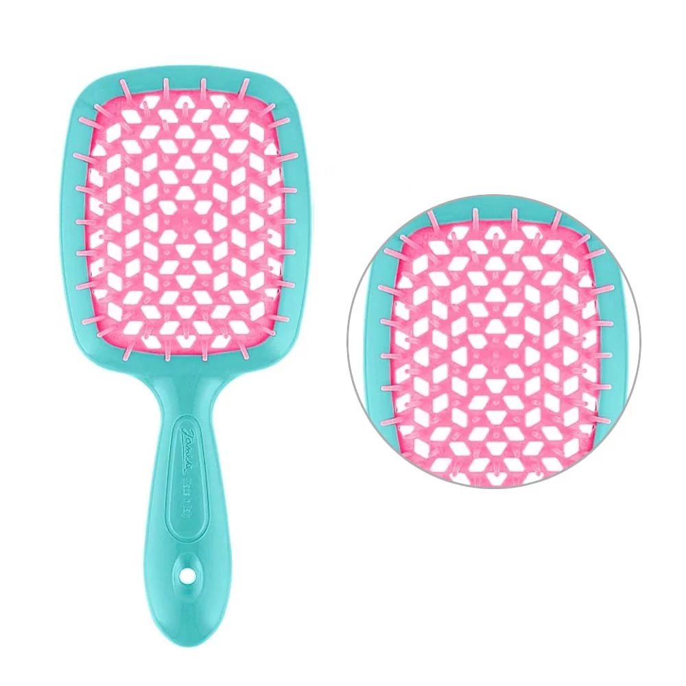 Расческа Janeke Superbrush бирюза с розовым (86SP226 AR)