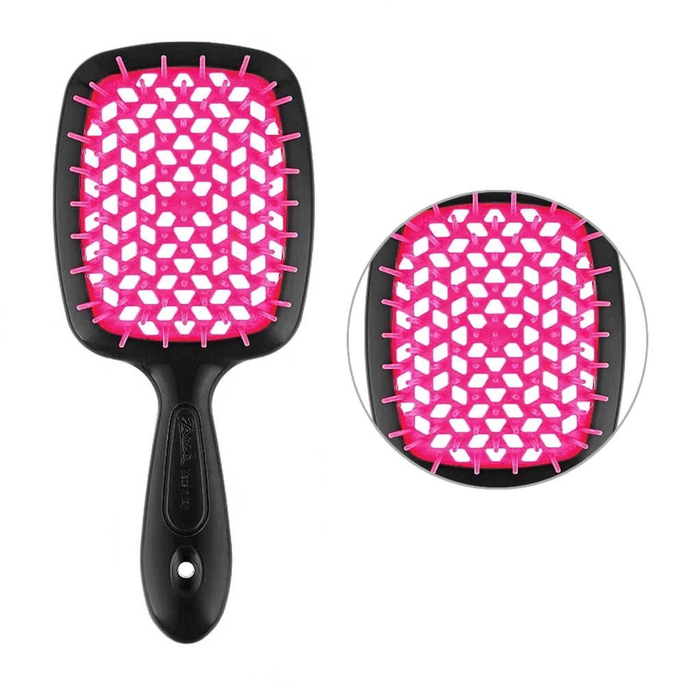 Расческа Janeke Superbrush черный с фуксией (71SP226FUX)
