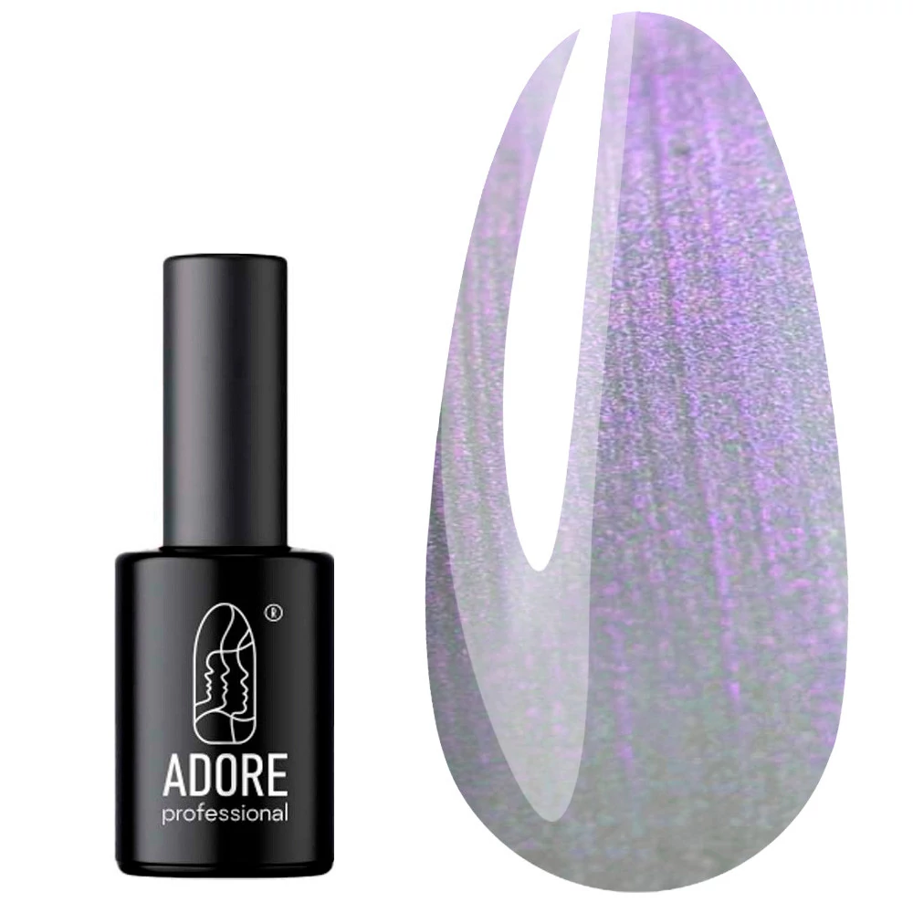 Гель-лак ADORE WILD PEARLS W-07 дымчатый фиолетовый 8 мл (5906935707197) - Фото №1