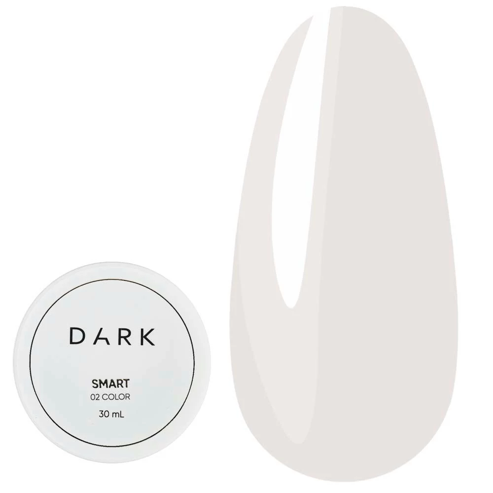 Гель для ногтей Dark Smart Builder gel 02 молочный 30 мл (DSG0230) - Фото №1