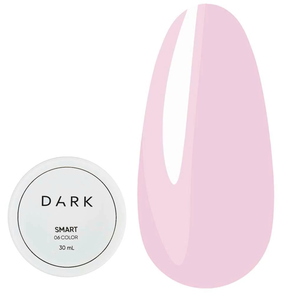 Гель для ногтей Dark Smart Builder gel 06 молочно-розовый 30 мл (DSG0630) - Фото №1
