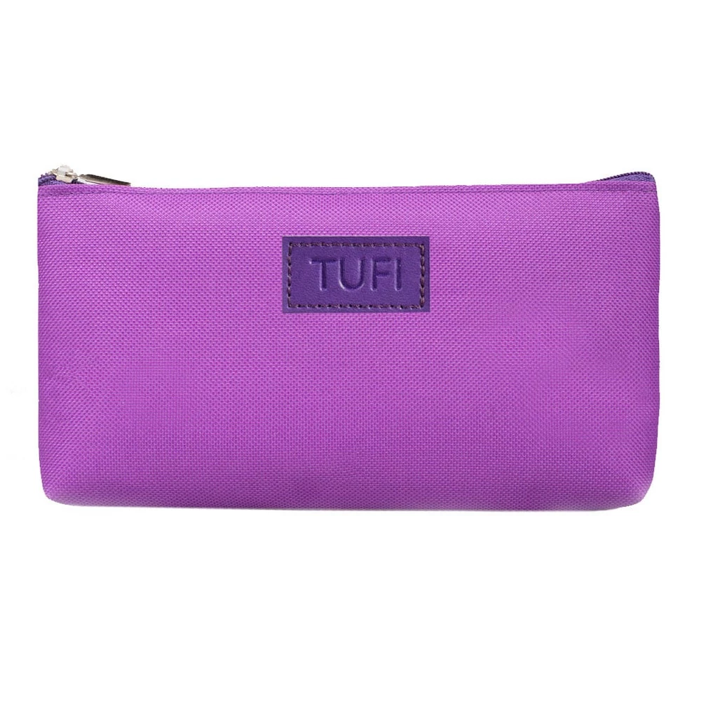 Косметичка TUFI profi PREMIUM Simple фиолетовая 19х11х2 см (0121406) - Фото №1