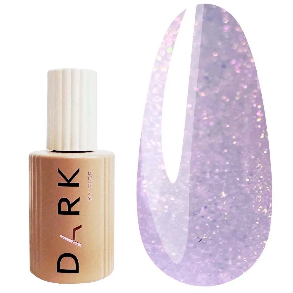 База Dark PRO base Shine 12 лавандовая с голубым шиммером 15 мл (DSB1215) - Фото №1