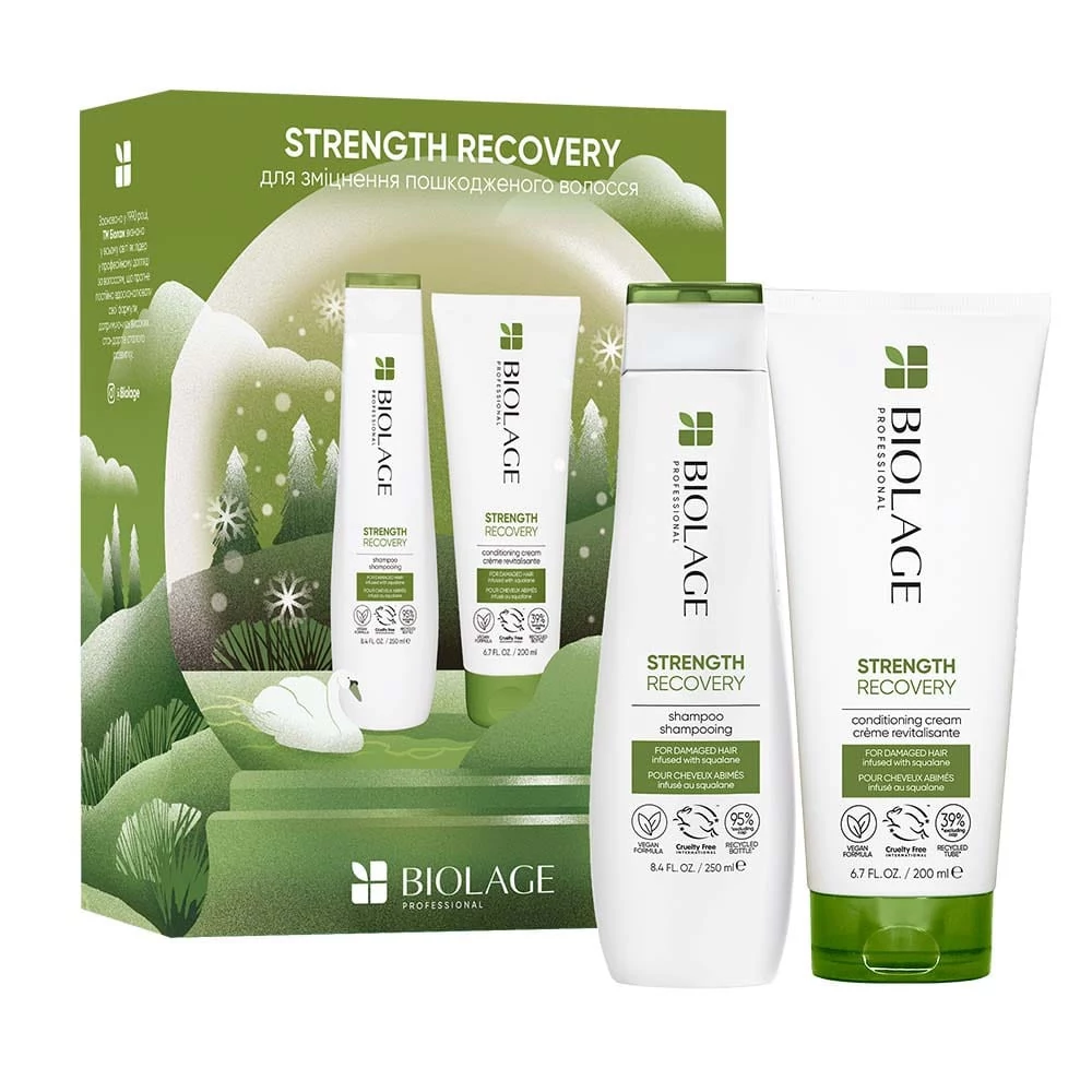 Набор BIOLAGE Strength Recovery для укрепления поврежденных волос (5905076214366) - Фото №1