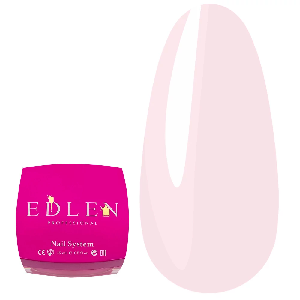 Гель для наращивания Edlen Builder gel №04 розово-молочный 15 мл (4000361040) - Фото №1