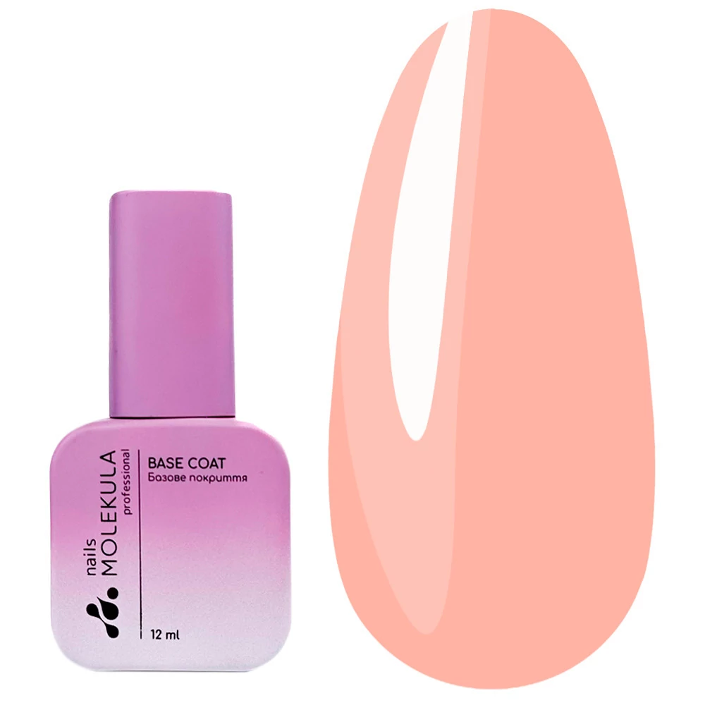 Камуфлирующая база MOLEKULA Base Nude natural бежевая 12 мл (ML1208) - Фото №1