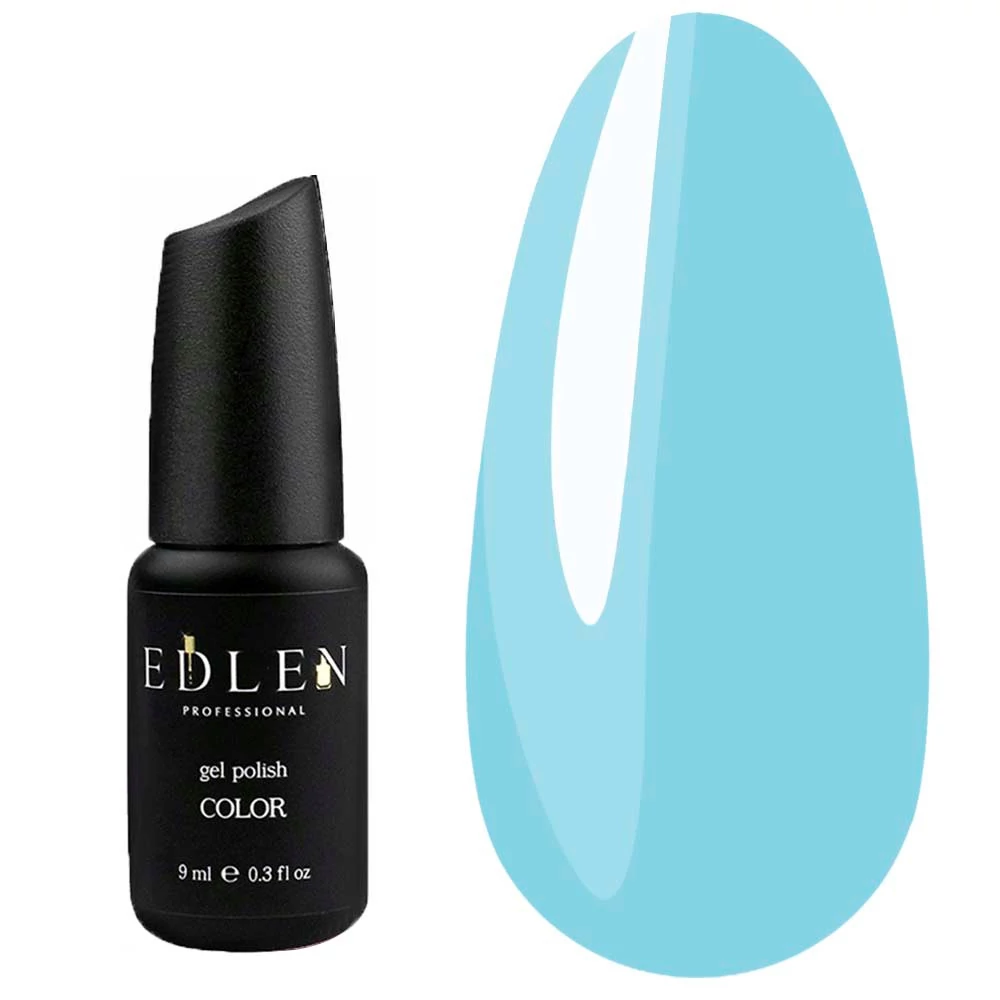 Гель-лак Edlen Color №049 голубовато-бирюзовый 9 мл (4000370496) - Фото №1