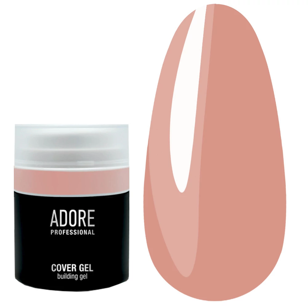 Гель для наращивания Adore №08 карамельный Cover Gel 30 мл (5906935707524) - Фото №1