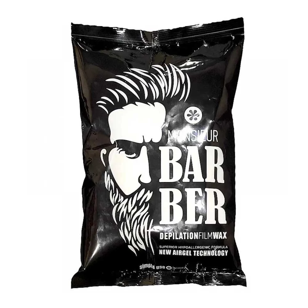 Воск синтетический в гранулах мужской Simple Use Monsieur Barber 800 г (5200384200910) - Фото №1