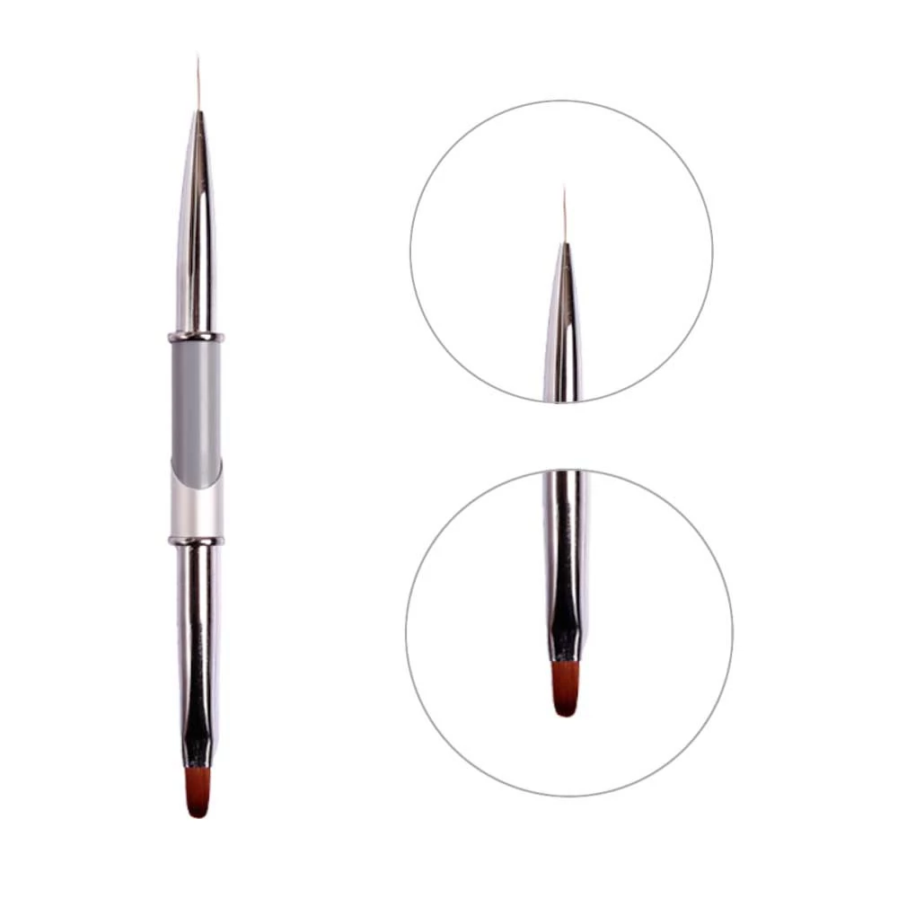 Кисть Saga Professional NEW №09 двухсторонняя - Фото №1