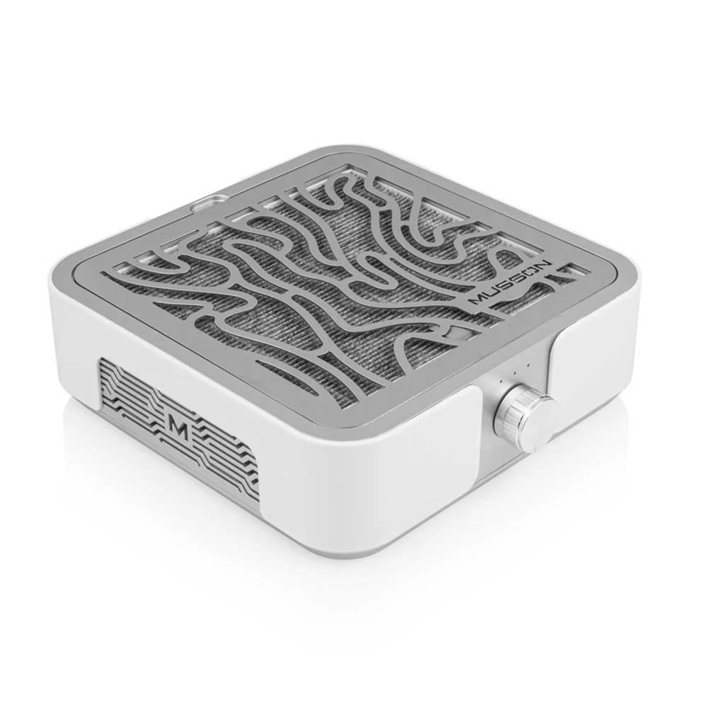 Вытяжка MUSSON X2 SILVER на 72 вт. для маникюра и педикюра - Фото №1