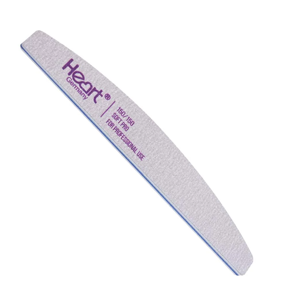 Пилка для нігтів HEART Half SOFT PRO 150/150  (в ассортименте)