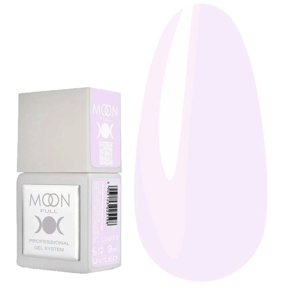 Гель-лак MOON FULL Color Gel Polish №CG013 светло-сиреневый 9 мл (5905123024689) - Фото №1