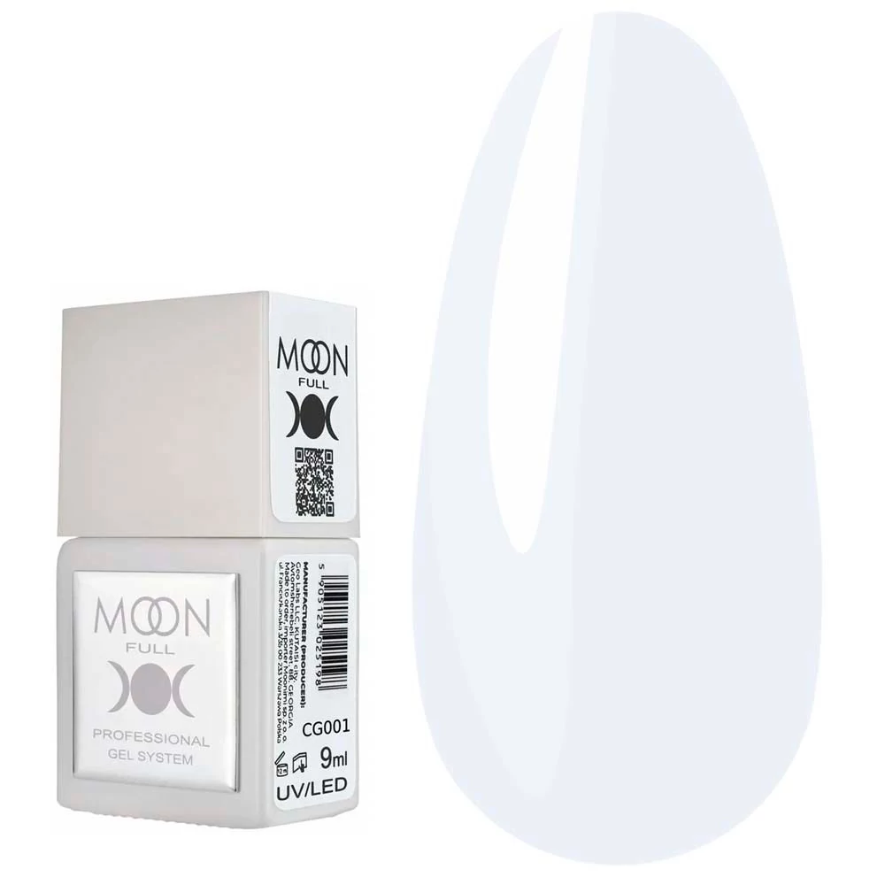 Гель-лак MOON FULL Color Gel Polish №CG001 молочный  9 мл (5905123024566) - Фото №1