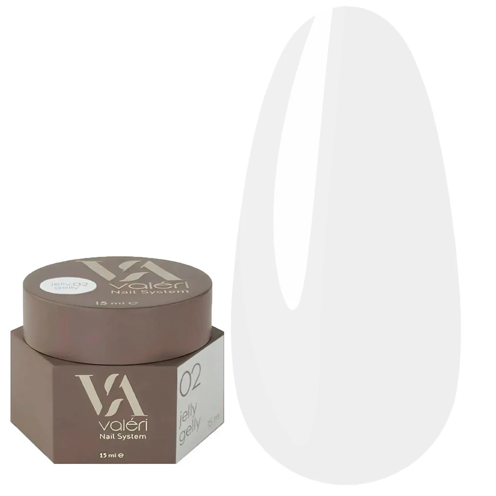 Гель-желе VALERI Jelly Gelly №02 молочный 15 мл (NVJG15-02) - Фото №1